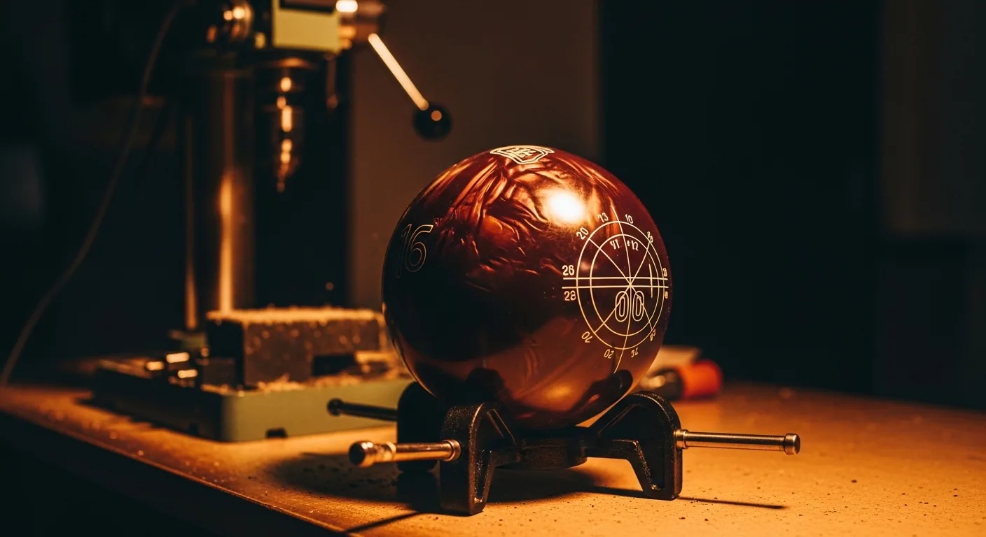 Drilling layouts: why two identical balls roll differently