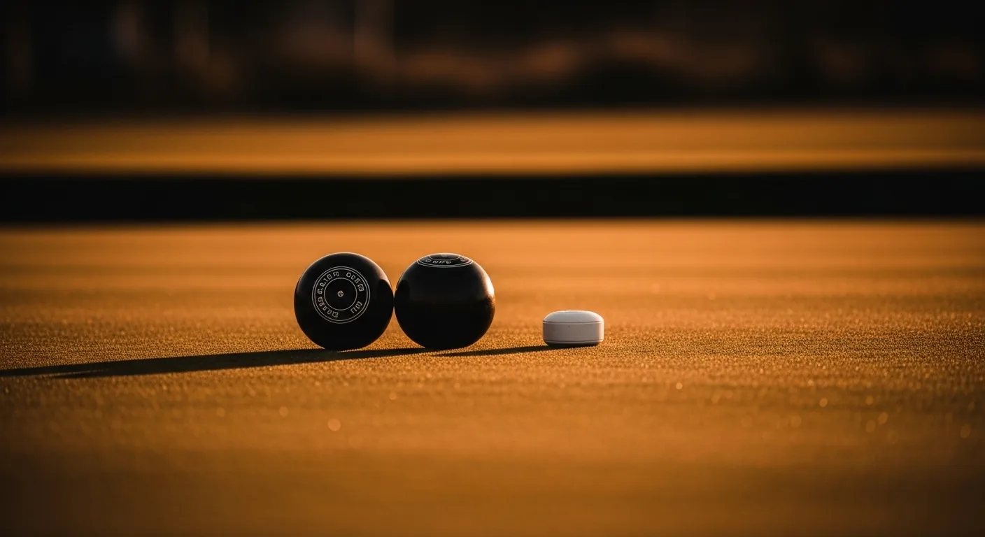 Lawn bowls: the long game of line and weight